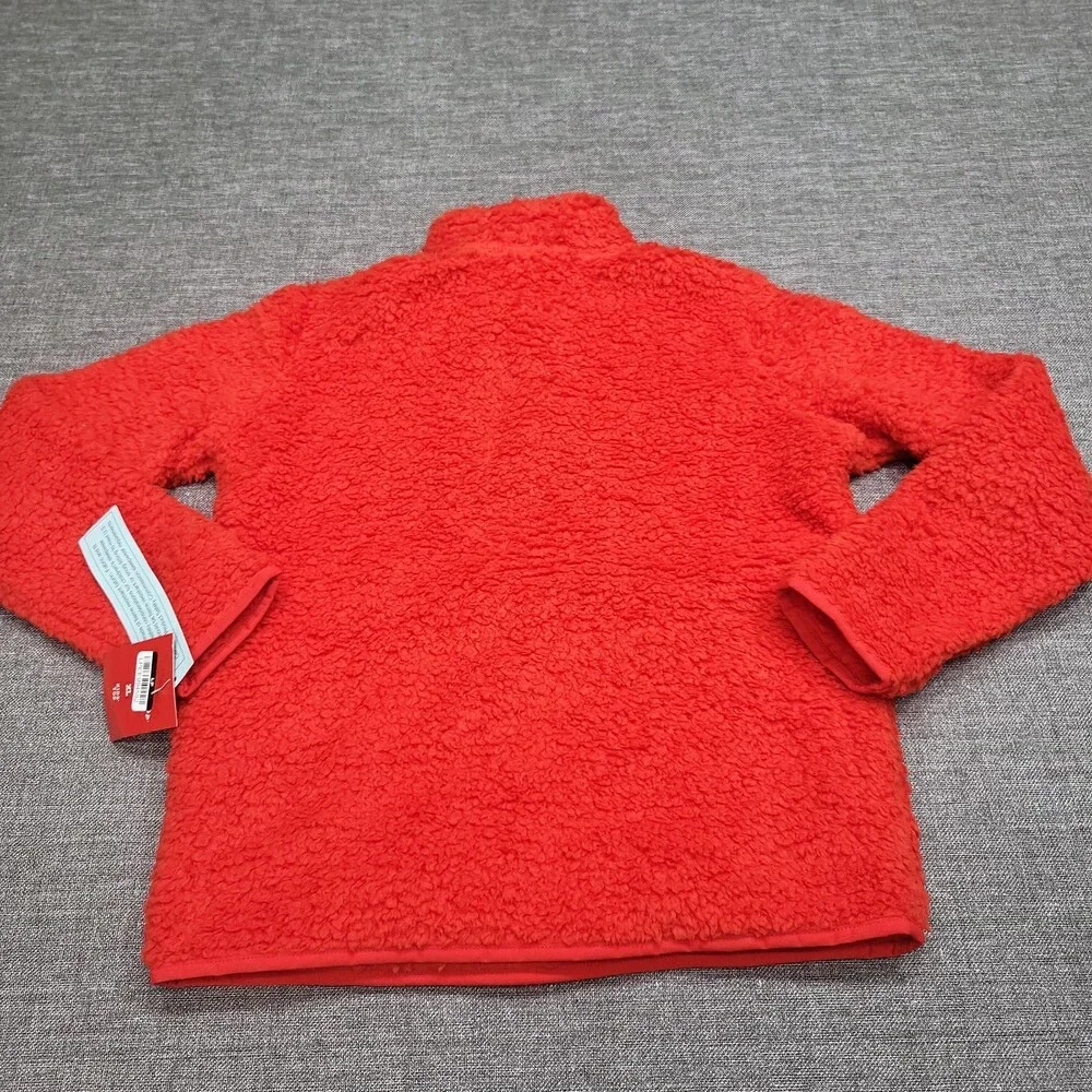 Kids Half Zip Up Pajama Pullover Sweatshirt - Wondershop Red Size X-Large 14